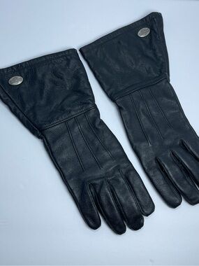 Harley-Davidson Leather Gauntlet Motorcycle Gloves Size XL 97208-01VM